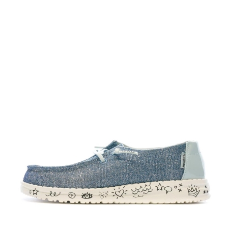 Chaussures Bleu Mixte Hey Dude Wendy