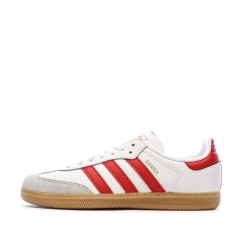 Samba Baskets Blanches/Rouge Enfant Adidas Samba Og C