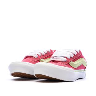 Baskets Roses/Jaunes Garçon/Fille Vans Knu