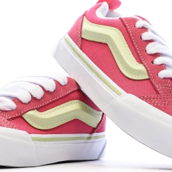 Baskets Roses/Jaunes Garçon/Fille Vans Knu