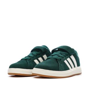 Baskets Vertes Foncés Junior Adidas Grand Court