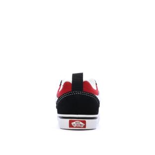 Baskets Noir/Rouge Enfant Vans Knu Skool Elastic