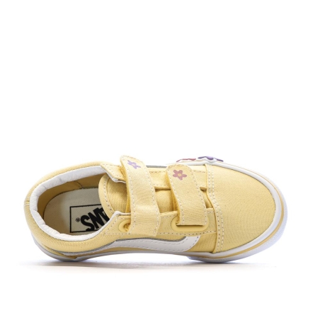 Baskets Jaune Fille Vans Old Skool V Flower