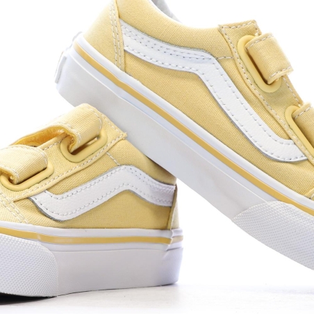 Baskets Jaune Fille Vans Old Skool V Flower