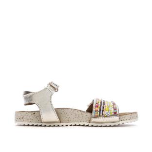Sandales Doré et Perles Fille Mod8 Mo Charlene