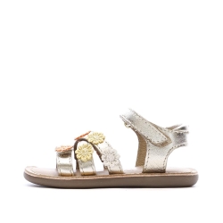 Sandales Doré à fleurs Fille Mod8 Mo Cloflore