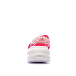 Sandales Roses/Blanches Fille Adidas Mehana