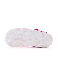 Sandales Roses/Blanches Fille Adidas Adilette K