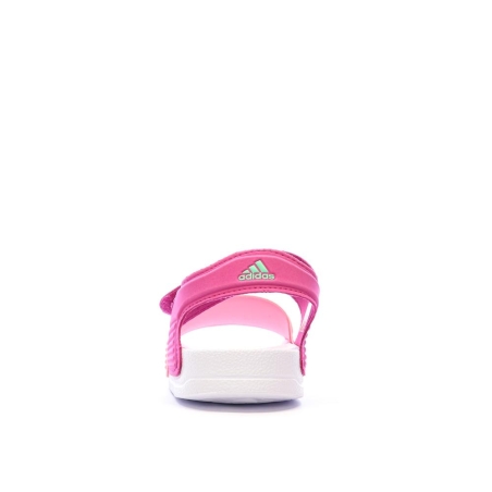 Sandales Roses/Blanches Fille Adidas Adilette K