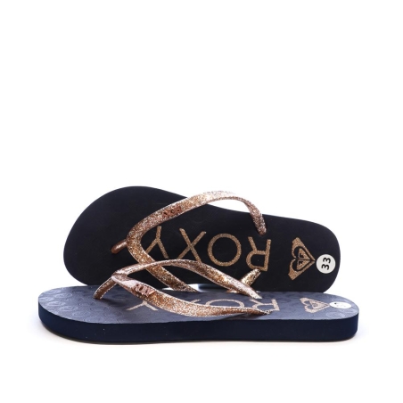 Tongs Marine/Rose Fille Roxy Viva Sparkle