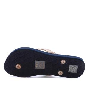 Tongs Marine/Rose Fille Roxy Viva Sparkle