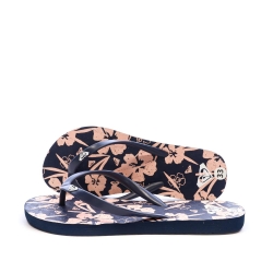 Tong Marine à fleurs Fille Roxy The Sea Vanille