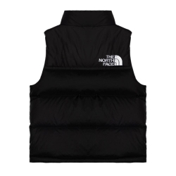 Doudoune Sans Manches Noir Junior Mixte The North Face Nuptse