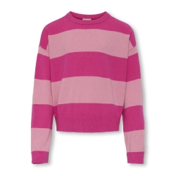 Pull Rose Fille Kids ONLY Kogtala Stripe Oneck