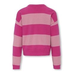 Pull Rose Fille Kids ONLY Kogtala Stripe Oneck
