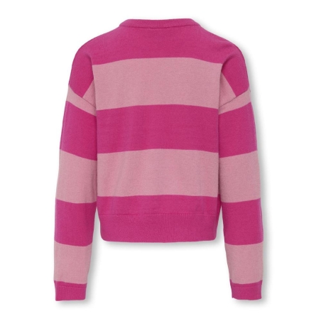 Pull Rose Fille Kids ONLY Kogtala Stripe Oneck