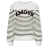 Sweat Blanc/Vert Fille Kids ONLY Shela