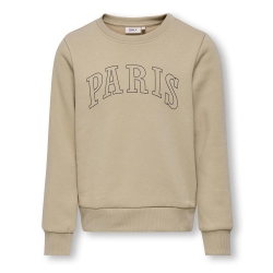 Sweat Beige Fille Kids ONLY Koglinna City