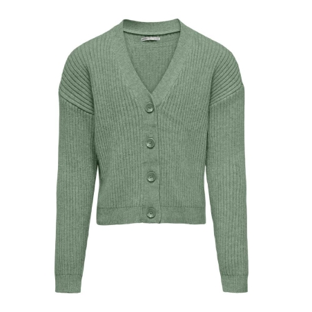 Gilet Vert Fille Kids ONLY Kogpiumo