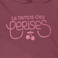 Sweat Bordeaux Fille Le Temps Des Cerises Celiagi