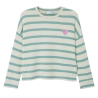 Pull Beige/Vert à rayures Fille Name It Follina