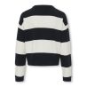 Pull à Rayures Noir/Blanc Fille Kids ONLY Kogtala Stripe