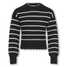 Pull Noir/Blanc Fille Kids ONLY Kogibi
