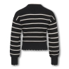 Pull Noir/Blanc Fille Kids ONLY Kogibi