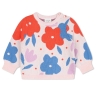 Pull Rose à Fleurs Fille Carrément Beau Y30215