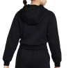 Sweat Capuche Noir Fille Nike Club Fleece
