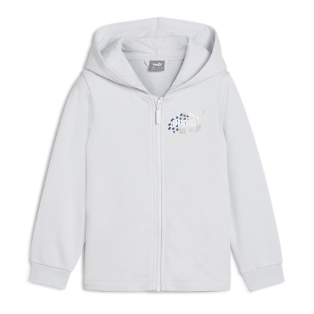 Sweat Zippé Mauve Fille Puma Ess+