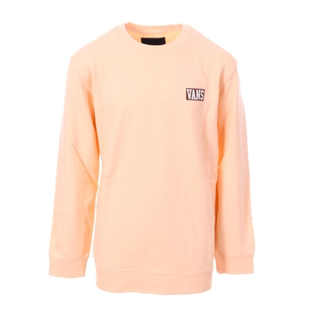 Sweat Corail Enfant Vans Logo Fleece Crew Tropical Peac
