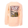 Sweat Corail Enfant Vans Logo Fleece Crew Tropical Peac