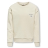 Sweat Beige Fille Kids ONLY Koglovely
