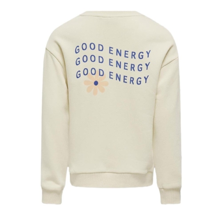 Sweat Beige Fille Kids ONLY Koglovely