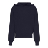 Sweat à capuche côtelé marine fille Kids Only Florelle