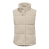 Gilet Ecru Fille Kids ONLY Sandra Teddy Waistcoat