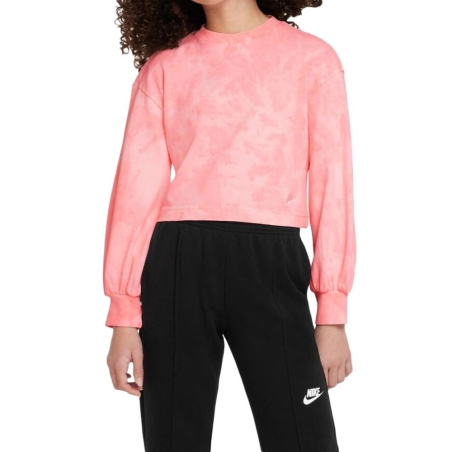 Sweat Rose Fille Nike Wash