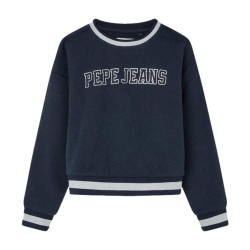 Sweat Marine Fille Pepe jeans Tiziana