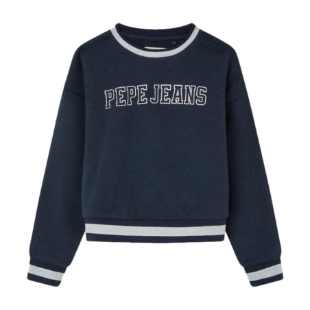 Sweat Marine Fille Pepe jeans Tiziana