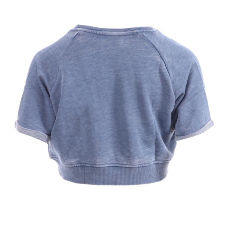 Sweat Court Bleu Fille Le Temps Des Cerises Damina