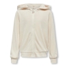 Sweat Zippée Beige Fille Kids ONLY Kogrebel