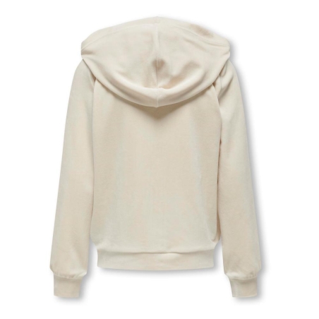 Sweat Zippée Beige Fille Kids ONLY Kogrebel