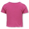 T-shirt Rose Fille Only Kids Ognella