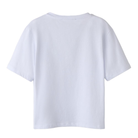 T-Shirt Blanc/Doré Fille Name it Flonnis