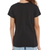 T-shirt Noir Fille Calvin Klein Jeans Iridescent IG0IG02433
