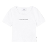 T-Shirt Blanc Fille Le Temps Des Cerises Yukongi
