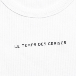 T-Shirt Blanc Fille Le Temps Des Cerises Yukongi
