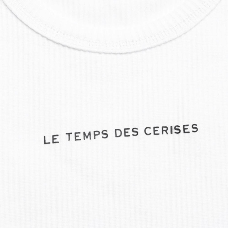 T-Shirt Blanc Fille Le Temps Des Cerises Yukongi
