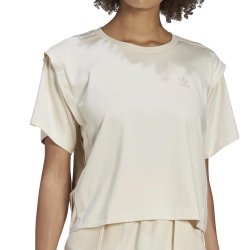 T-shirt Beige Fille Adidas CLEAN